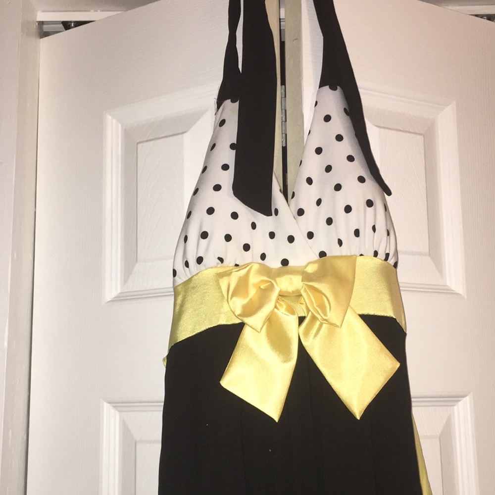 Taboo, poke a dot thigh high dress